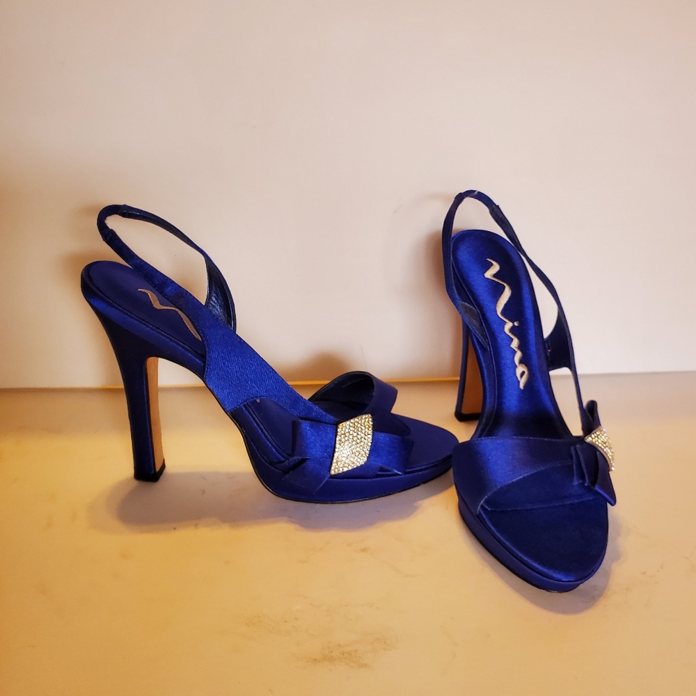 Nina Royal blue heels